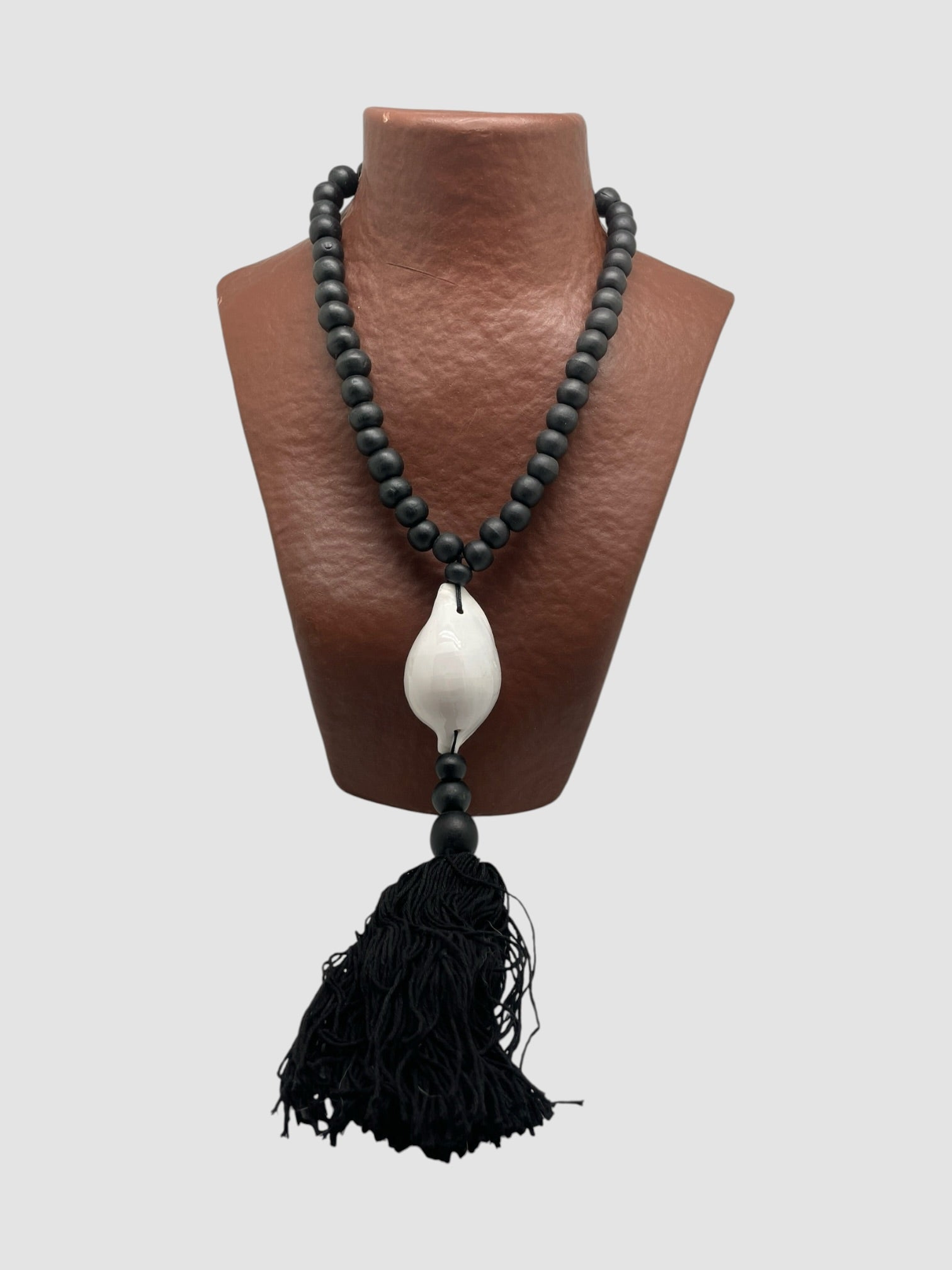 COLLIER COQ SIMPLE NOIR