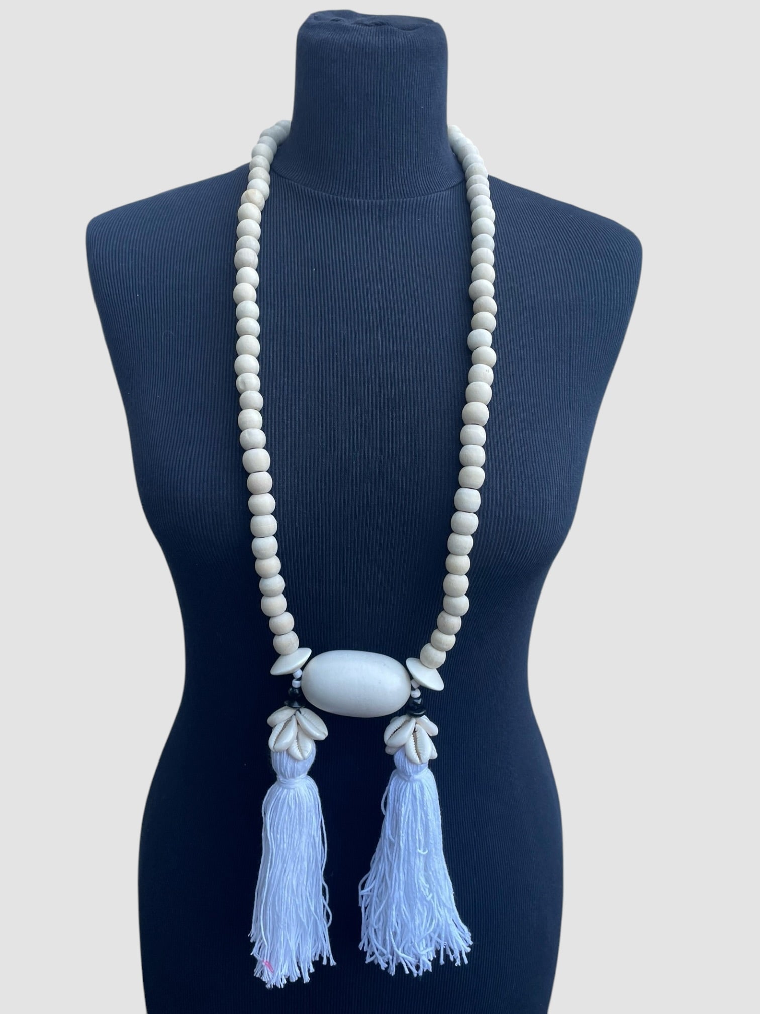 COLLIER HADDA 3 BLANC