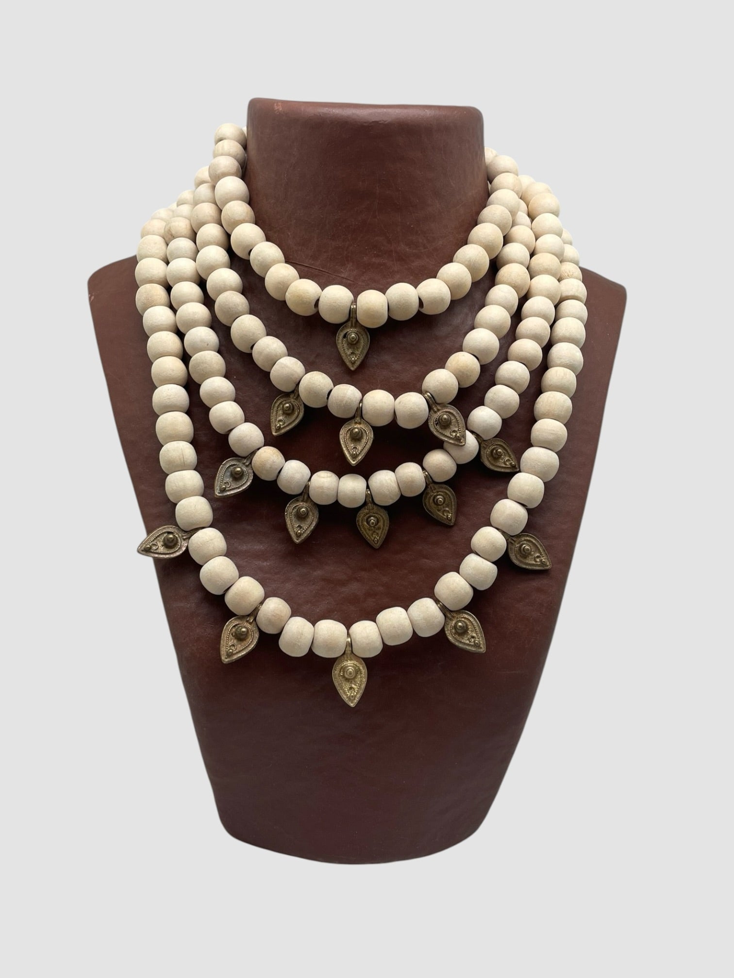 COLLIER HADDA 5 BLANC