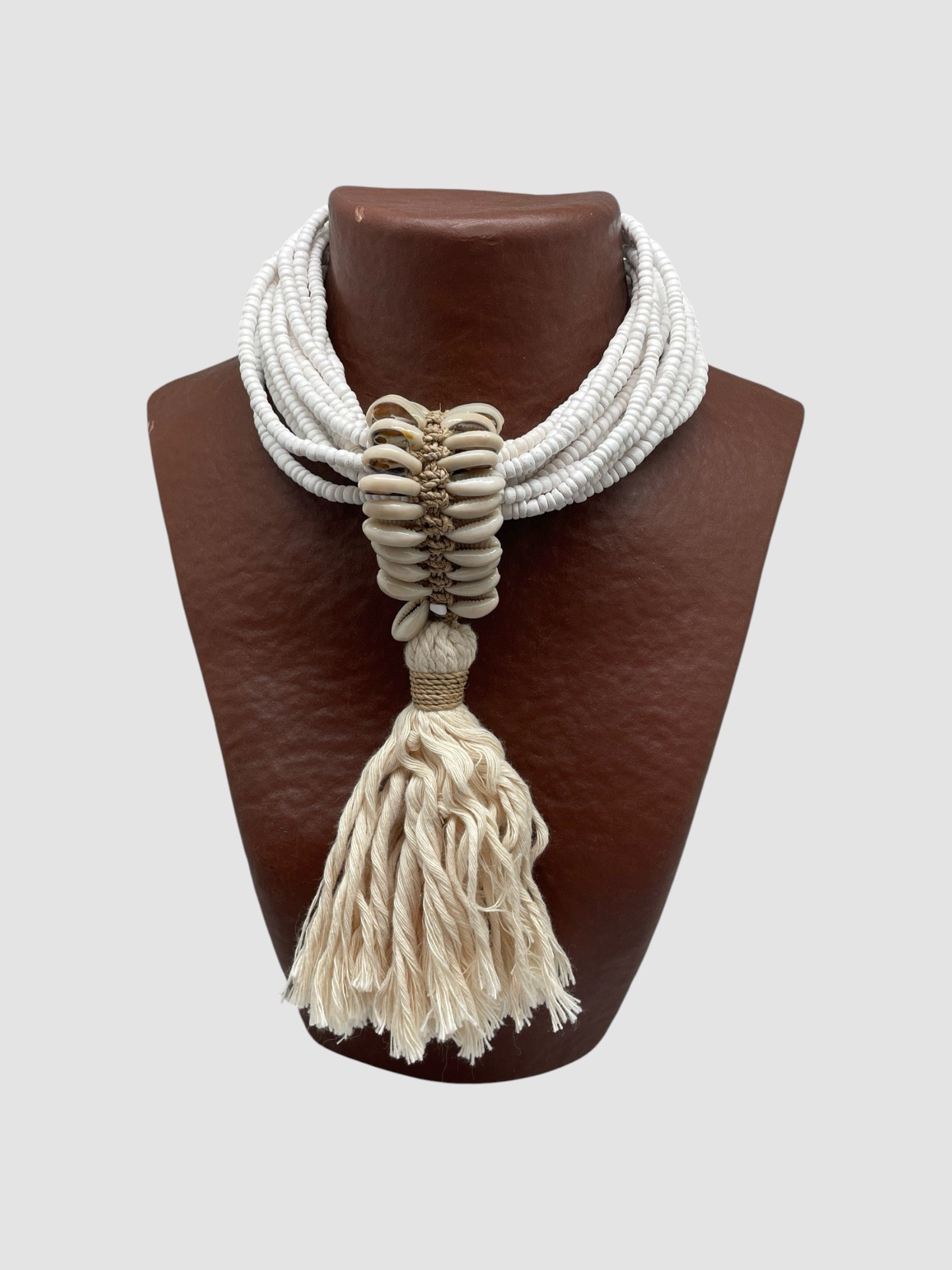 COLLIER LAGOS BLANC
