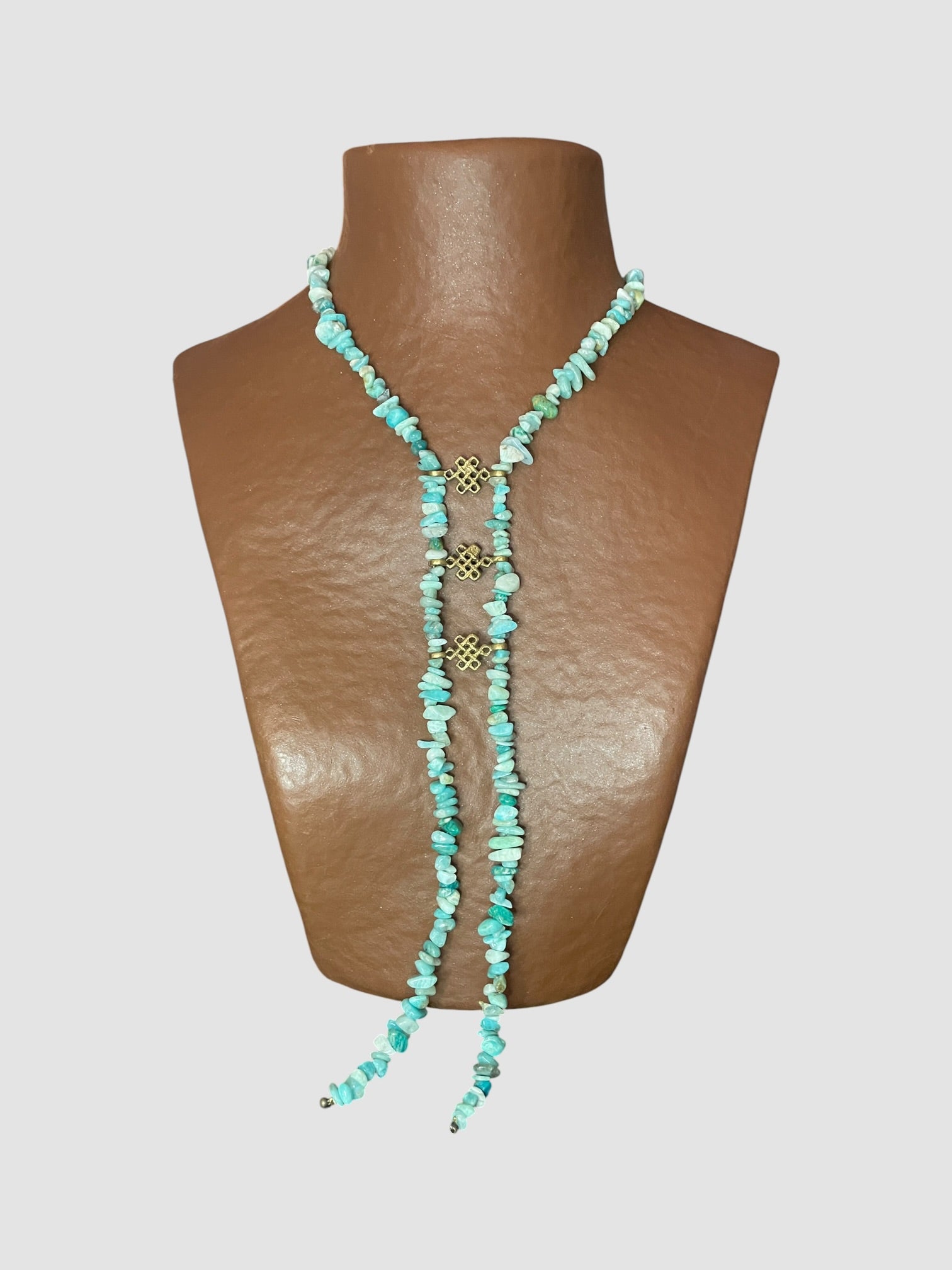 COLLIER SKALA 3 AMAZONITE