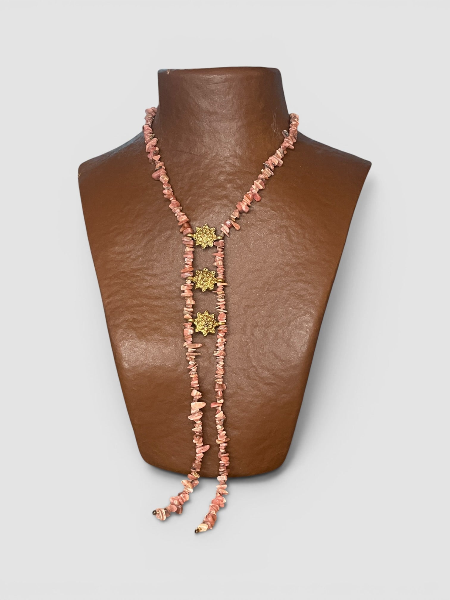 COLLIER SKALA 3 RHODOCROSITE