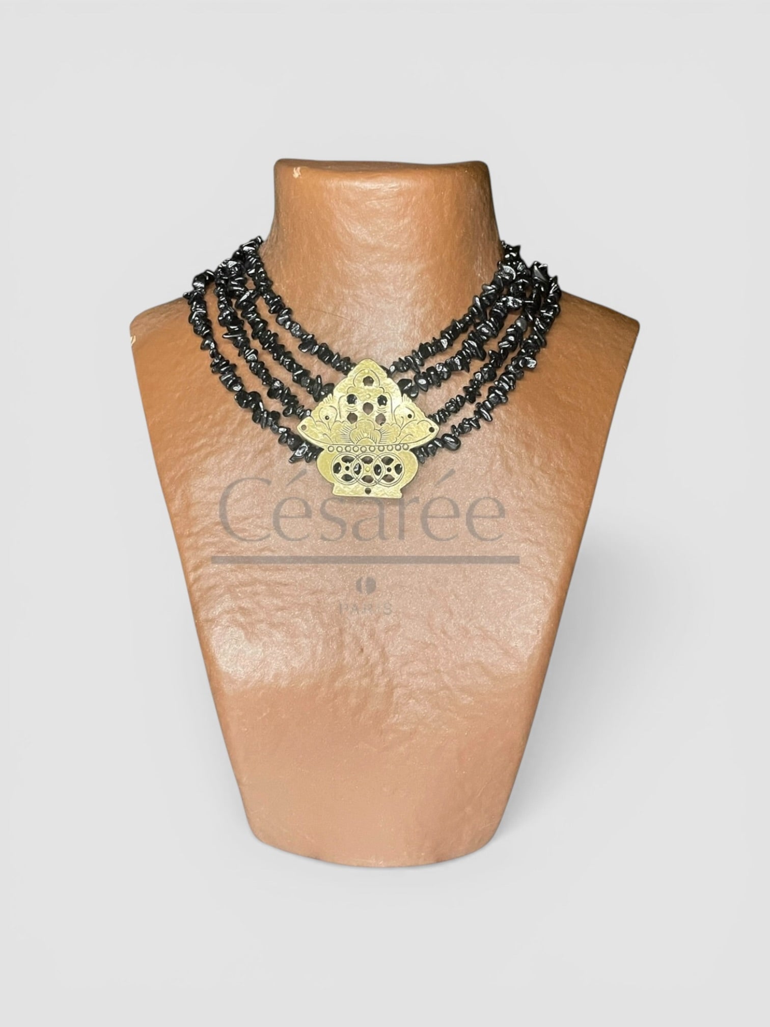 COLLIER SKALA 4 NOIR