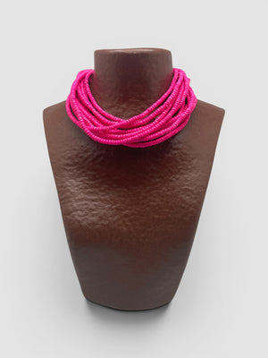 COLLIER TORSADE COULEURS AU CHOIX